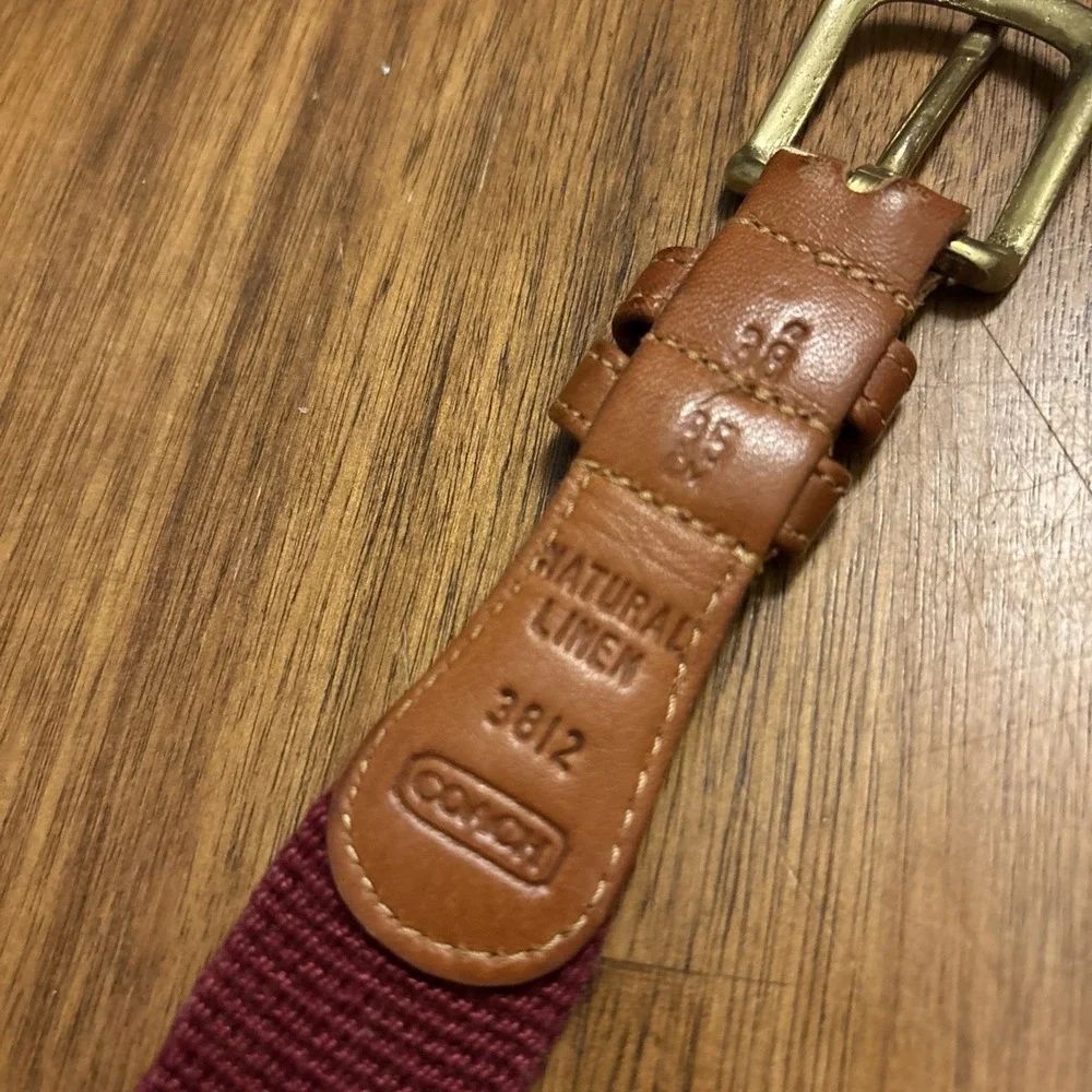 Coach excellent linen